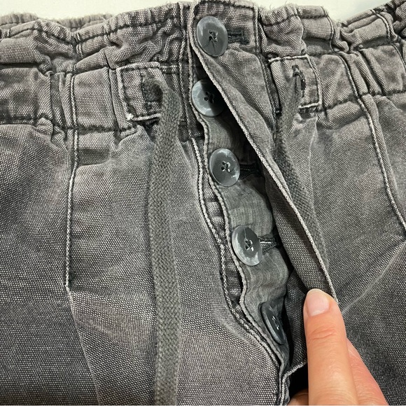 Free People Margate Pleated Black Trousers Size M - Picture 6 of 10